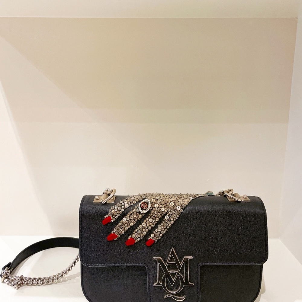 Black Embellished Women's Bag